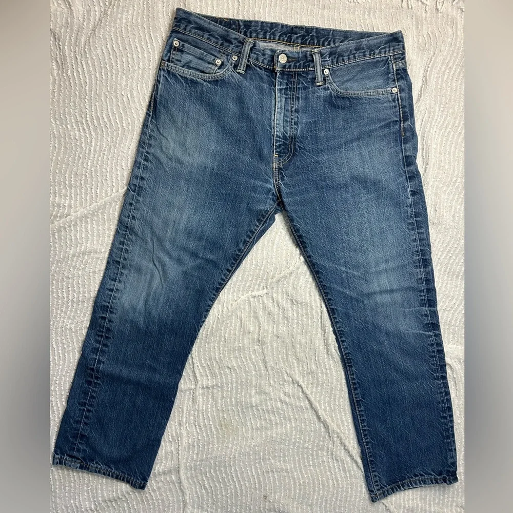 Levi’s 513 Slim Straight Jeans Men’s 36x30 Blue Classic Denim Casual Everyday